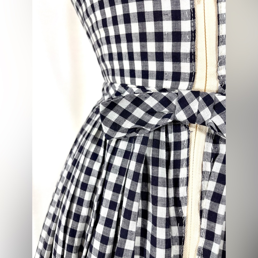 womens black gingham dress